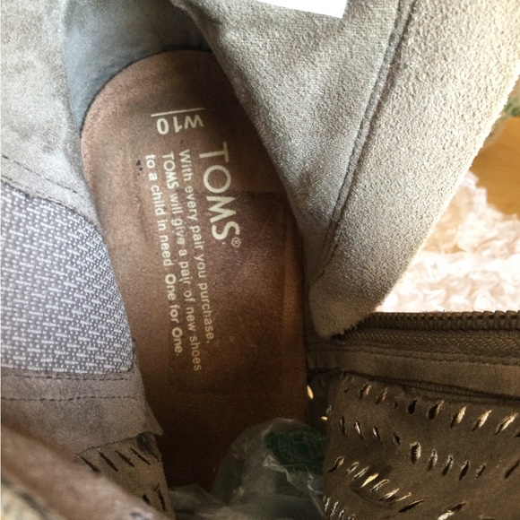 TOMS open toe heel booties - Picture 6 of 11